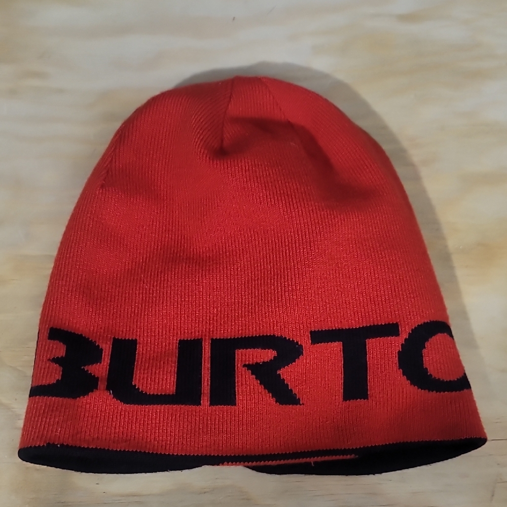 Burton Bold Red Reversible Knit Hat